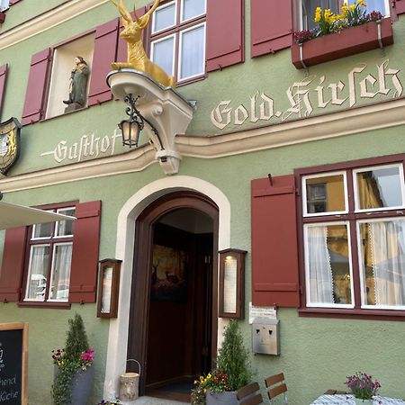 Goldner Hirsch Otel Dinkelsbühl Dış mekan fotoğraf