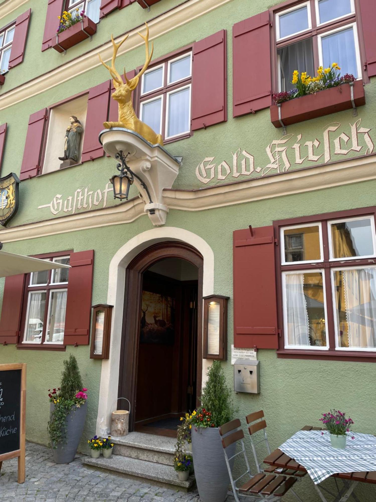 Goldner Hirsch Otel Dinkelsbühl Dış mekan fotoğraf